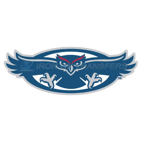 Florida Atlantic Owls Logo T-shirts Iron On Transfers N4374 - Click Image to Close